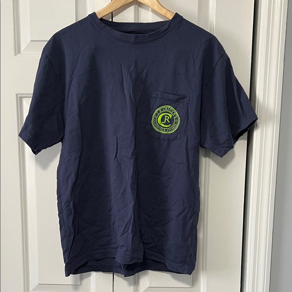 Navy Blue T-Shirt with Pocket